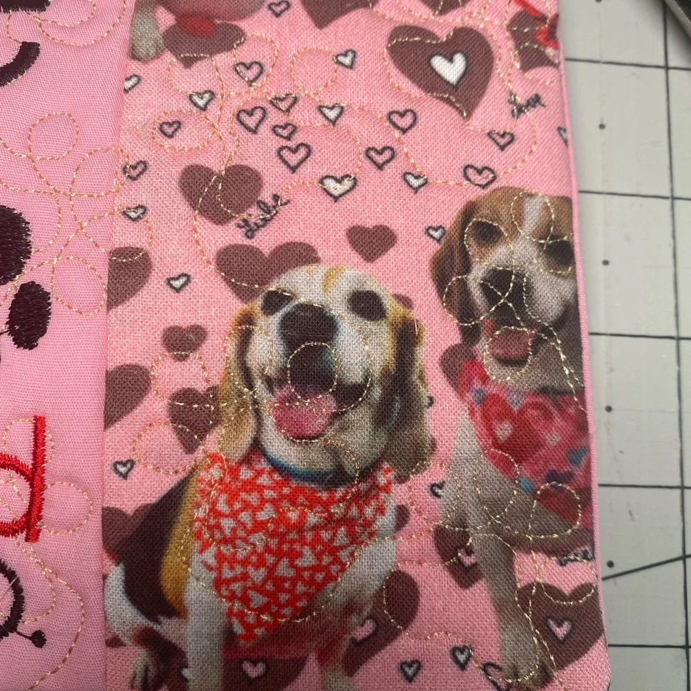 Dog lovers mug rug